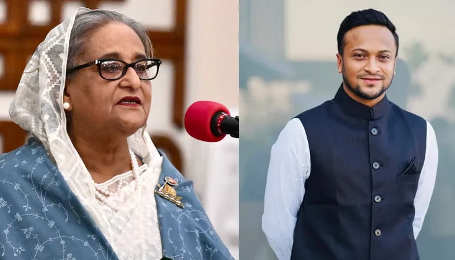 দীর্ঘ নীরবতা ভেঙে জনসম্মুখে ফিরছেন শেখ হাসিনা, সাথে থাকছেন সাকিব আল হাসান