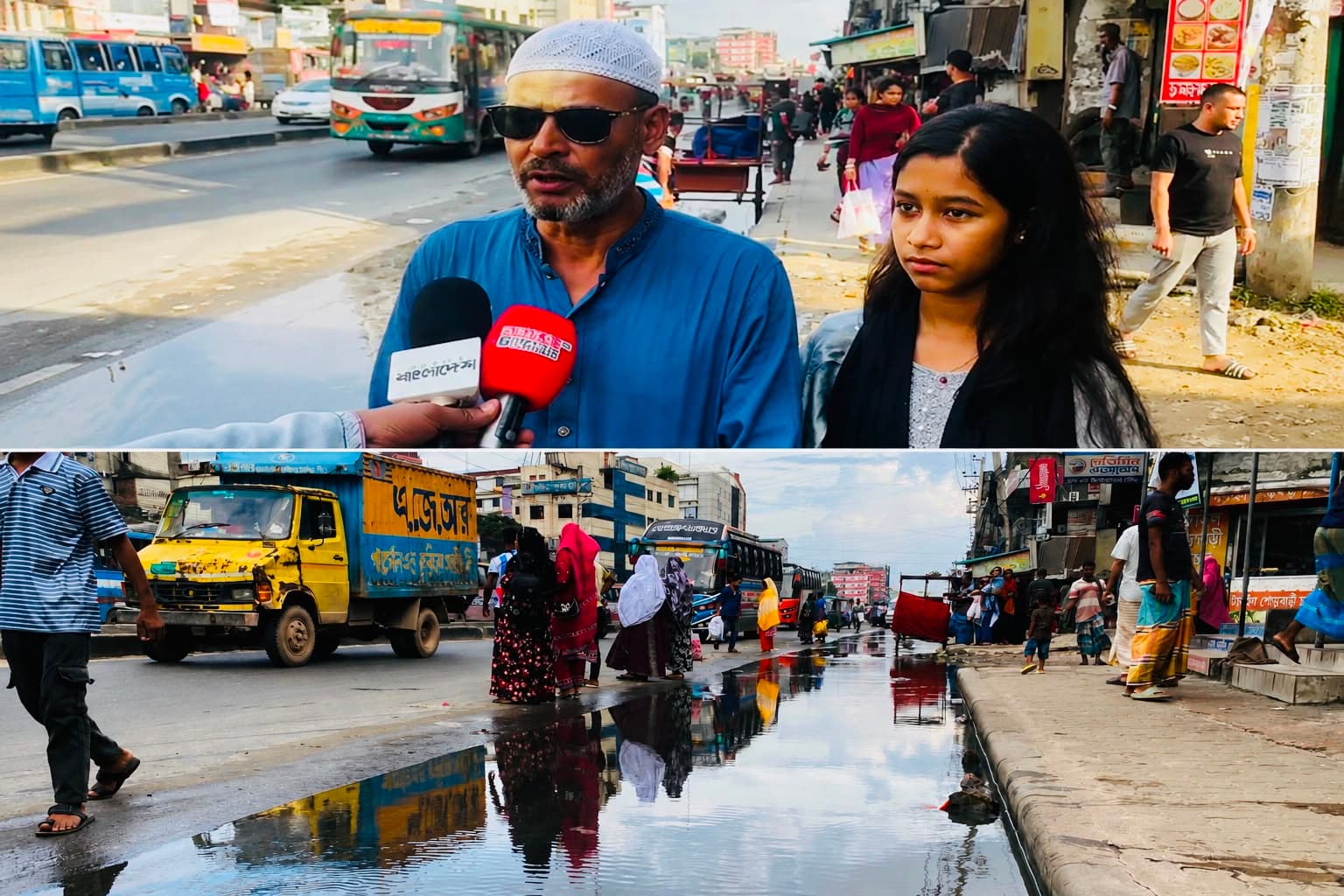 গাছা-বড়বাড়ি সড়কে জলাবদ্ধতায় চরম দুর্ভোগ, ড্রেন সংস্কারে সক্রিয় আব্দুল আওয়াল সরকার