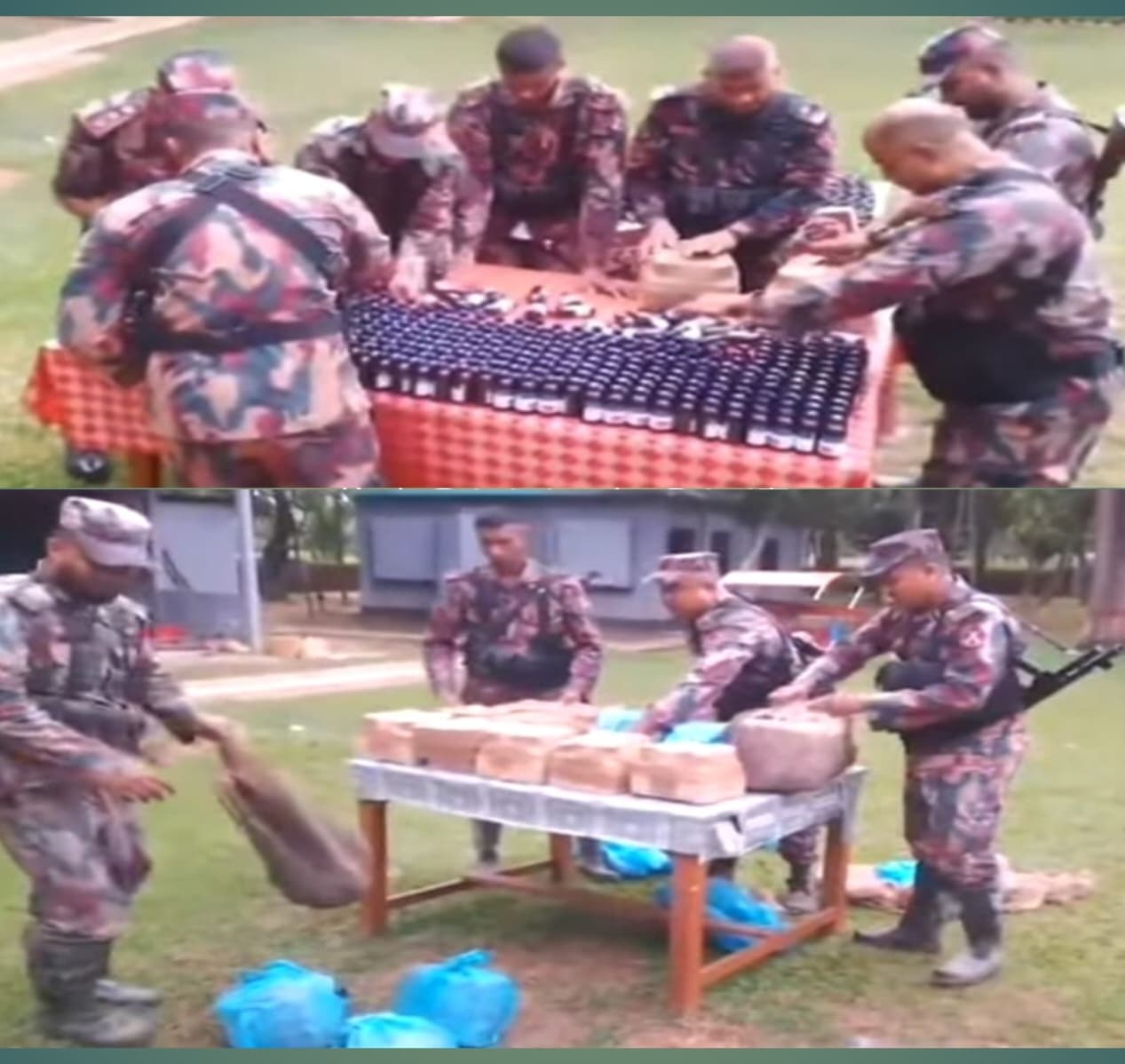 বিজয়নগর সীমান্ত ৯৫৮ বোতল ভারতীয় স্কাফ সিরাপ জব্দ করেছে ২৫ বিজিবি।