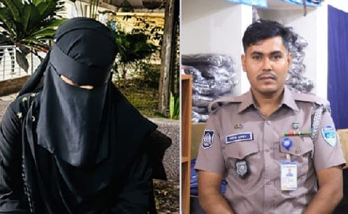 নদীতে ঝাঁপ দিয়ে আত্মহত্যার চেষ্টা করা নারীকে বাঁচালেন পুলিশ সদস্য অমিত