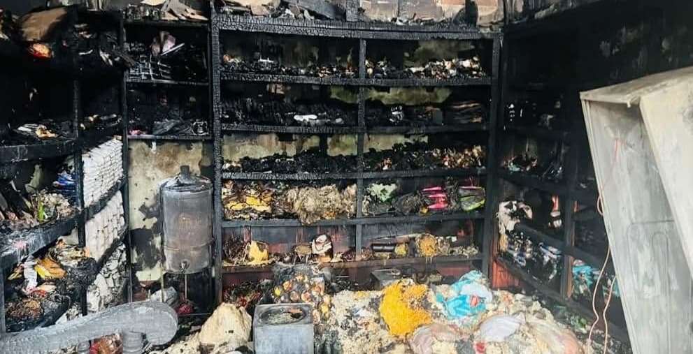 হবিগঞ্জে আগুনে পুড়ল তিন দোকান, ক্ষতি ২০ লাখ টাকা
