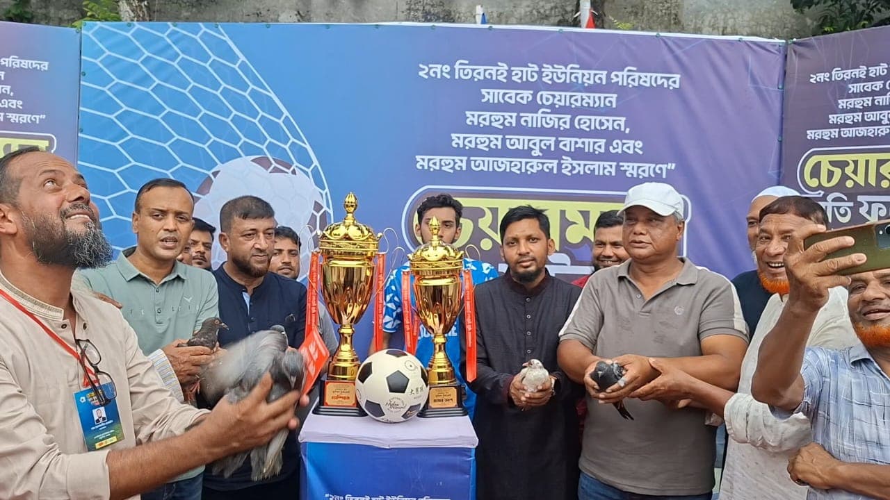 তেঁতুলিয়ায় চেয়ারম্যান স্মৃতি ফুটবল টুর্নামেন্ট শুরু