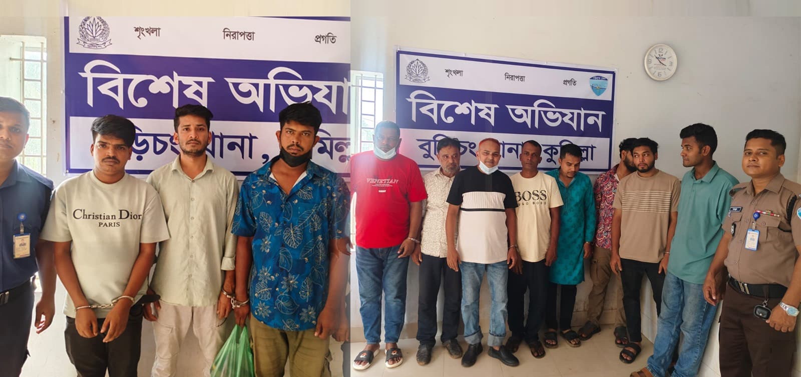 বুড়িচংয়ে মাদক সেবনের দায়ে ১১ জন আটক, ৩ জনের সাজা
