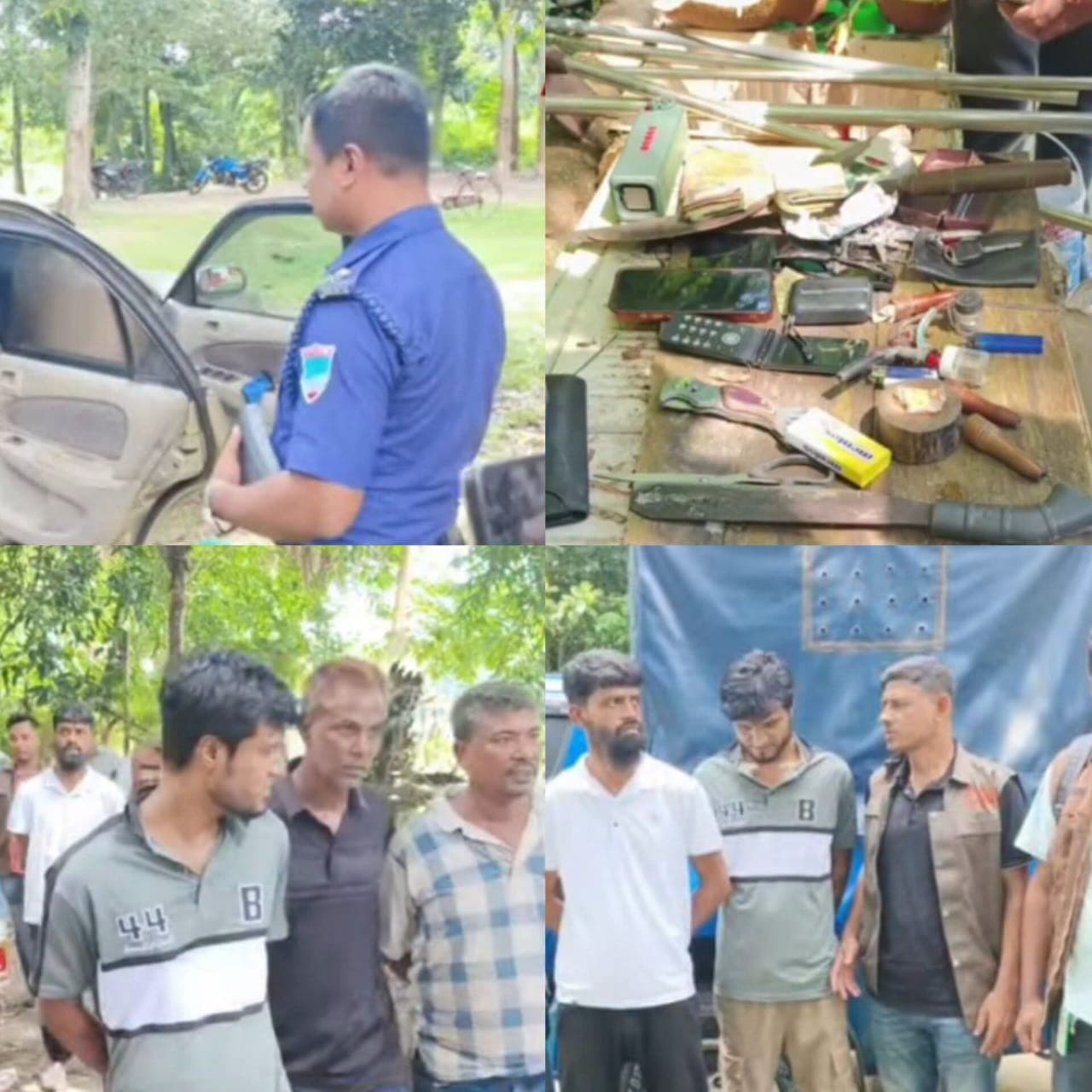 নড়াইল চরের ঘাটে থানা ও ডিবি পুলিশের যৌথ অভিযানে ইয়াবা ও নগদ টাকাসহ তিনজন গ্রেপ্তার