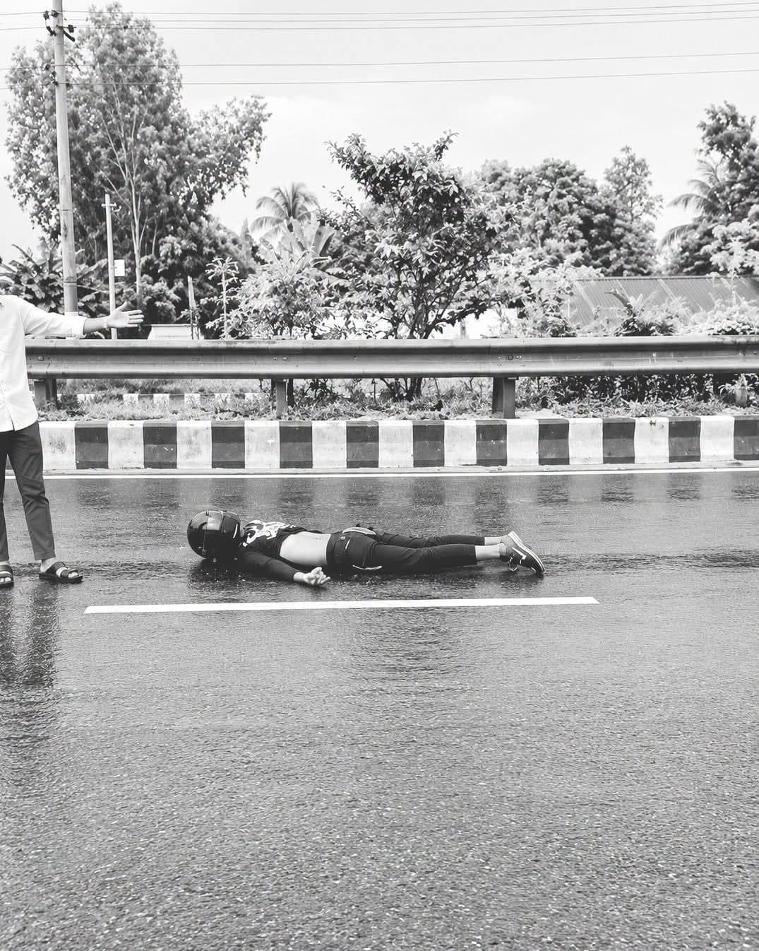 কালিয়াকৈরে সড়ক দুর্ঘটনায় মোটরসাইকেল আরোহী নিহত 