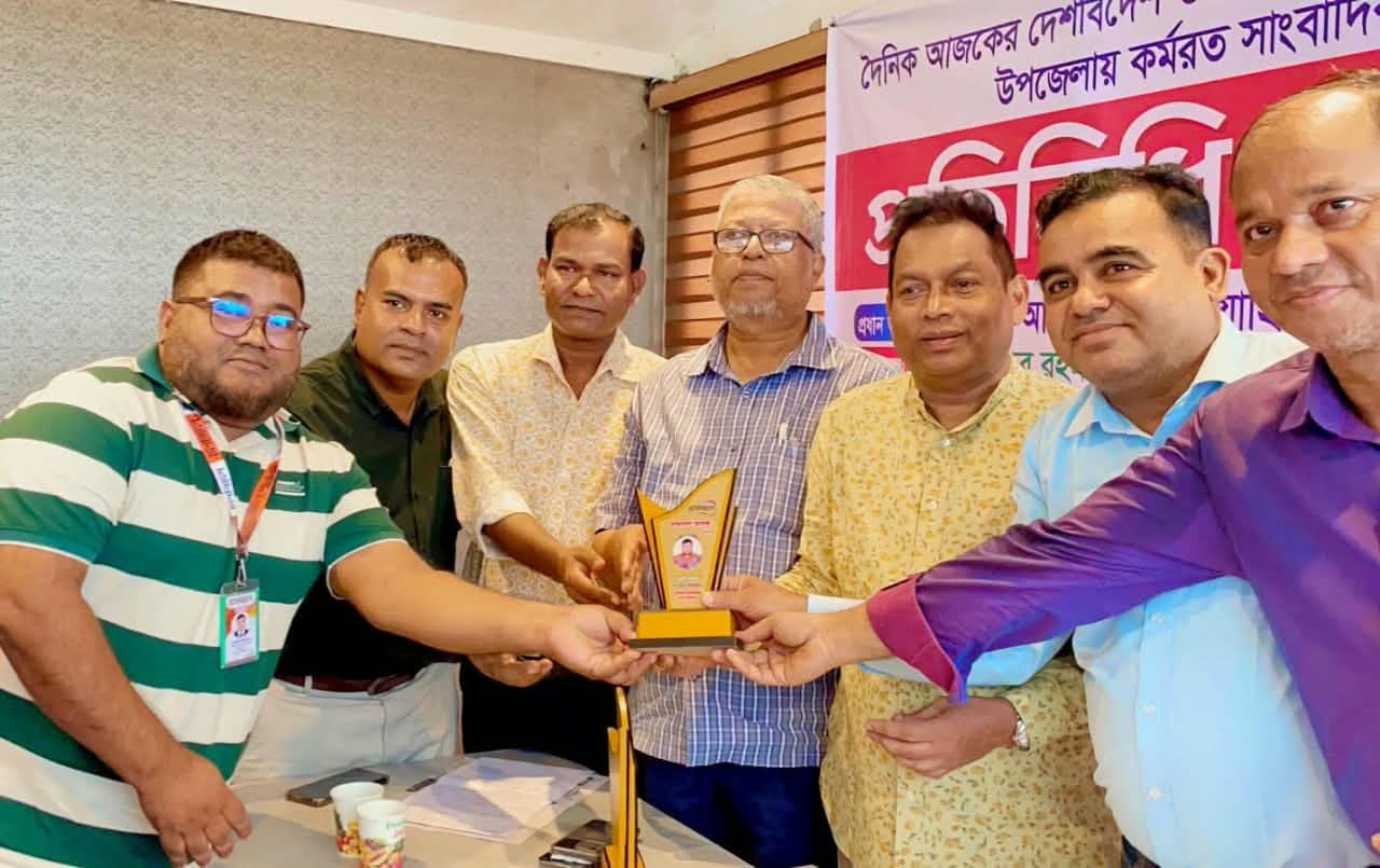 বর্ষ সেরা প্রতিনিধি নির্বাচিত হলেন সাংবাদিক জসিম উদ্দিন টিপু