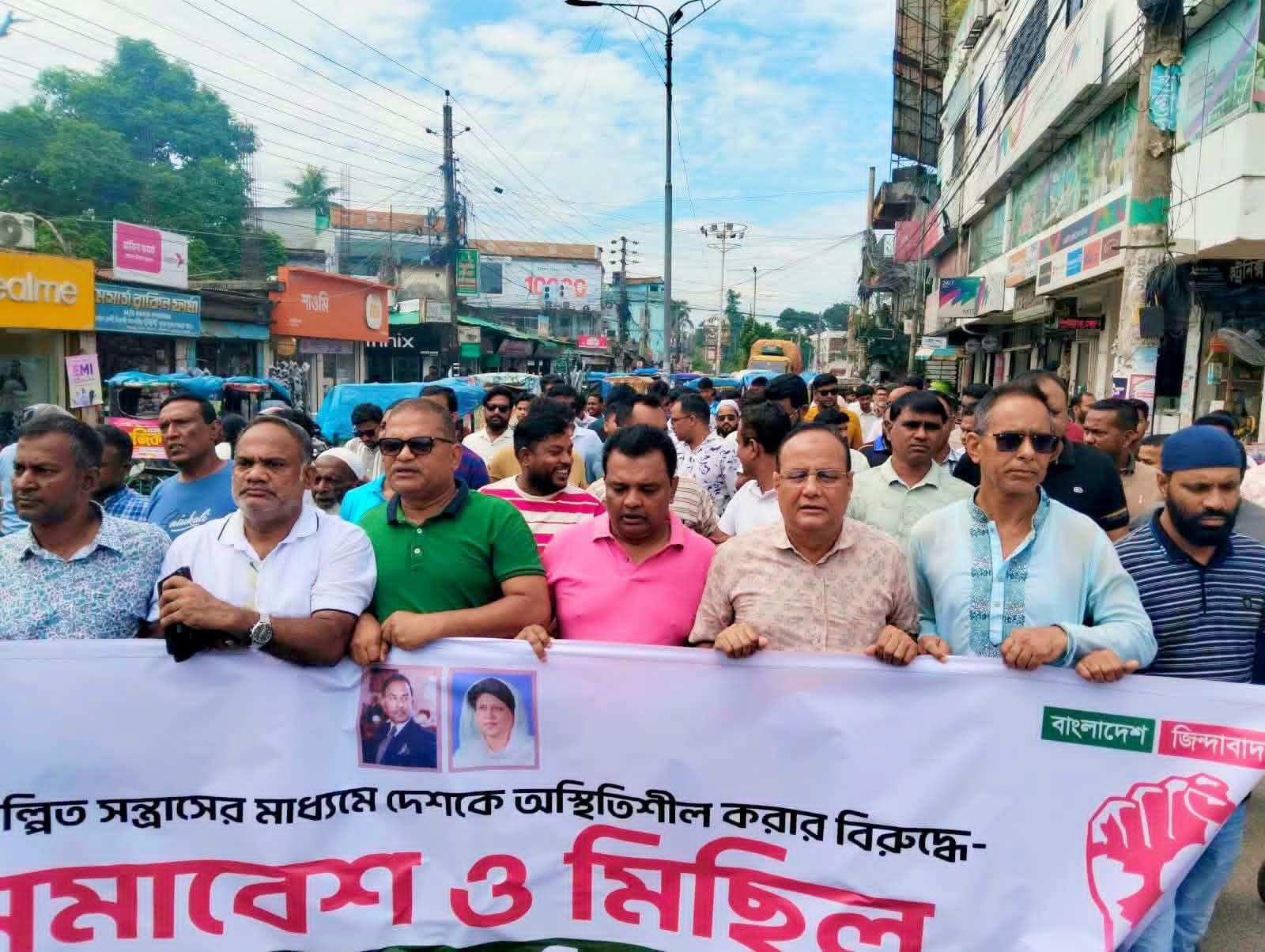 ঠাকুরগাঁওয়ে বিএনপির বিক্ষোভ  