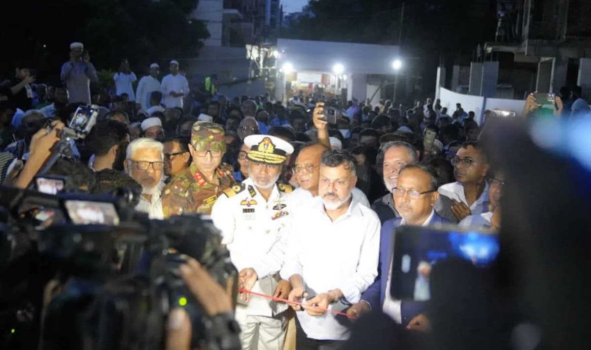 যাতায়াতে বাঁচবে ৪০ মিনিট সময়: উদ্বোধন হলো আফতাবনগর-বনশ্রী সংযোগকারী ফুটওভার ব্রিজের