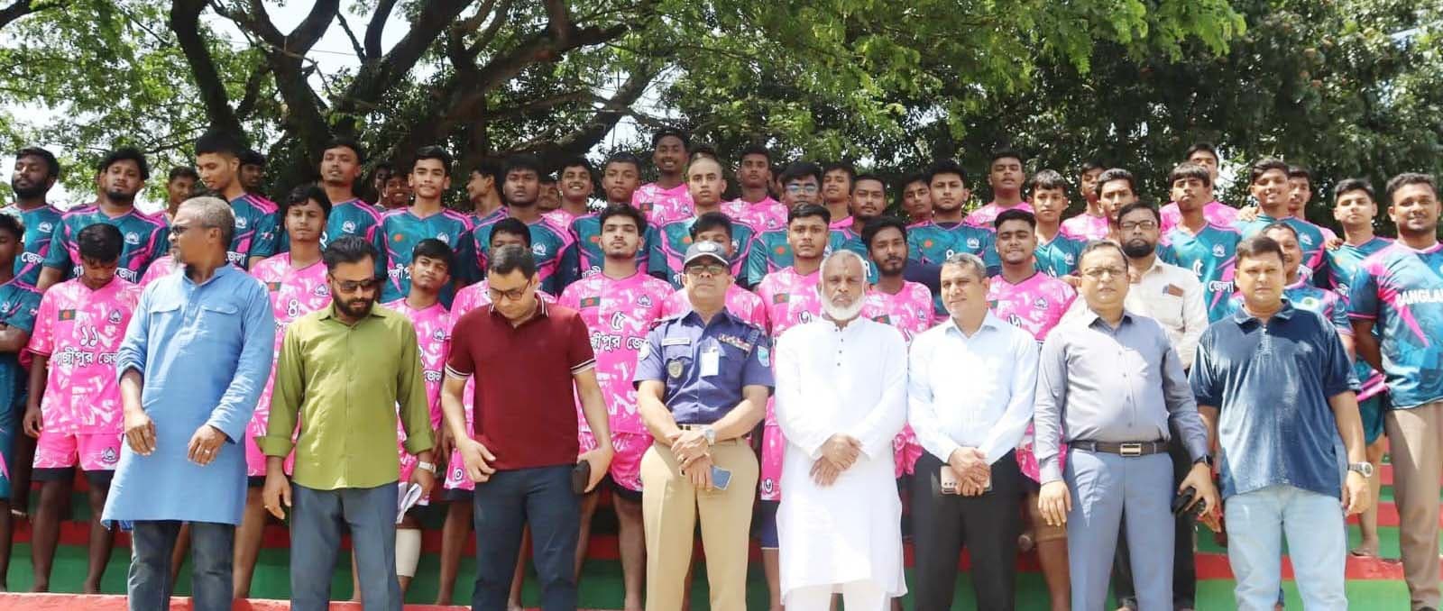 কালীগঞ্জ থানা কমিউনিটি পুলিশের বালক কাবাডি দল সেমি ফাইনালে 