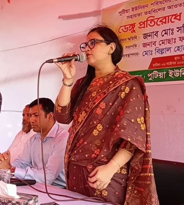 নরসিংদীর পুটিয়া ইউনিয়ন পরিষদের উন্নয়ন প্রকল্পের   শুভ উদ্বোধন ও ডেঙ্গু প্রতিরোধে সচেতনতামূলক সভা অনুষ্ঠিত 