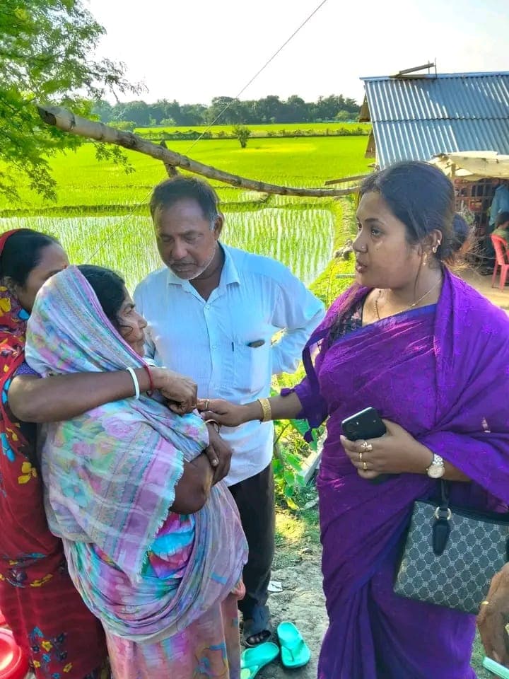 দেলুটী ইউনিয়নের ইতিহাসে প্রথম নারী চেয়ারম্যান প্রার্থী তমা বিশ্বাস