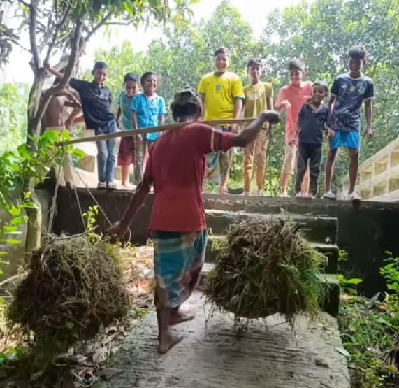 ৮ বছর ধরে সেতু আছে রাস্তা নেই, ঝুঁকি নিয়ে পার হচ্ছেন শিশু-বৃদ্ধরা