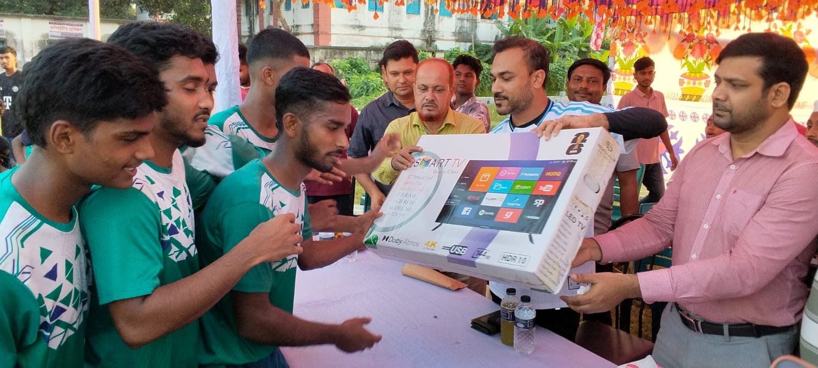 মাদককে না বলুন স্লোগানে কালীগঞ্জে যুব সমাজের ব্যতিক্রমী ফুটবল উৎসব