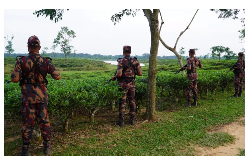 হবিগঞ্জে বিএসএফ-এর পুশ-ইন চেষ্টা ব্যর্থ, শূন্যরেখাতেই কঠোর প্রতিরোধ করল বিজিবি