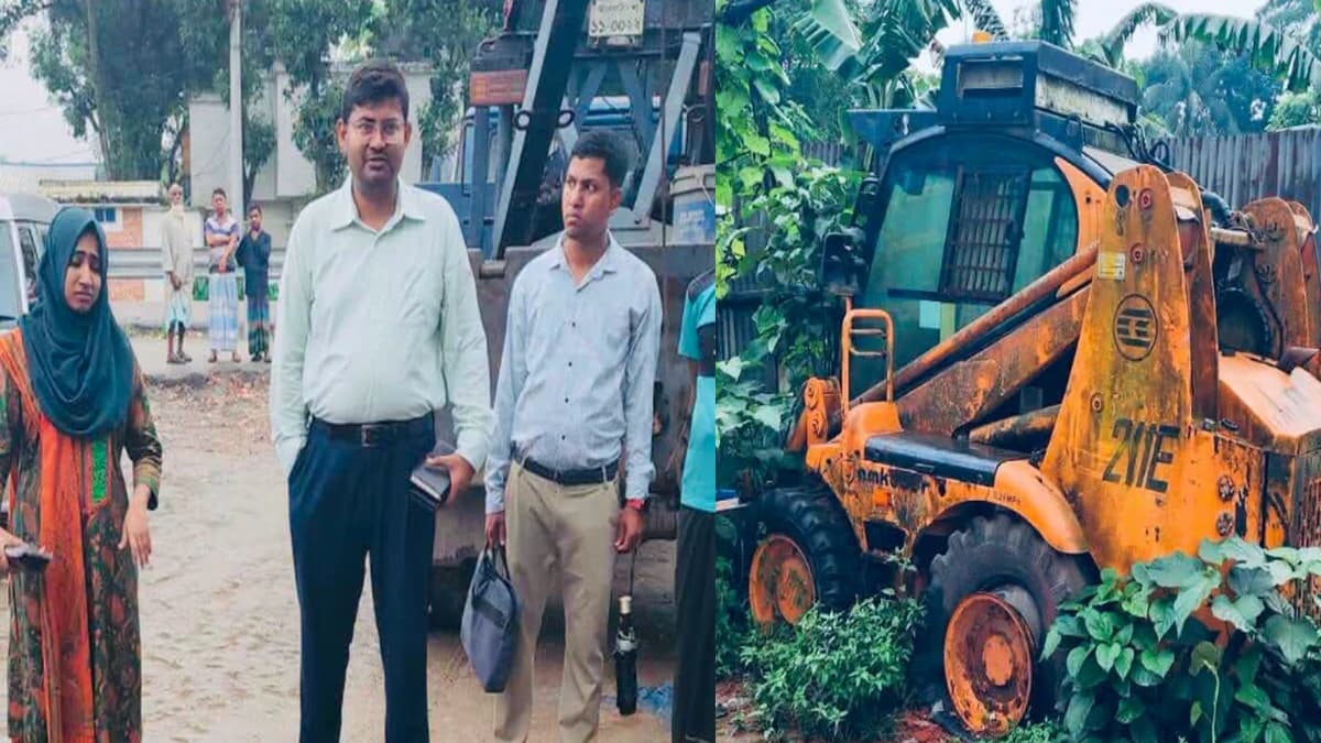 নরসিংদীর শিবপুর থেকে মাধবদী পৌরসভার ৩টি গাড়ি উদ্ধার