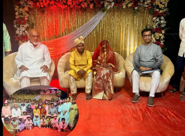 পিরোজপুরজেলা প্রশাসকের অভিভাবকত্বে সরকারি শিশু পরিবারের এতিম কন্যার বিয়ে, মানবিক উদ্যোগের অনন্য দৃষ্টান্ত