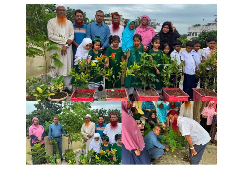 গাছায় বিএনপি নেতা শাহীনের উদ্যোগে কামারজুরী সরকারি প্রাথমিক বিদ্যালয়ে বৃক্ষরোপণ