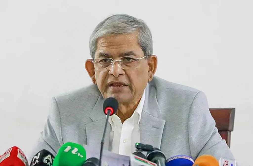 নির্বাচনী প্রতিশ্রুতি পালনে বদ্ধপরিকর সরকার, সব দেশের সঙ্গে সুসম্পর্ক চায় বাংলাদেশ: মির্জা ফখরুল