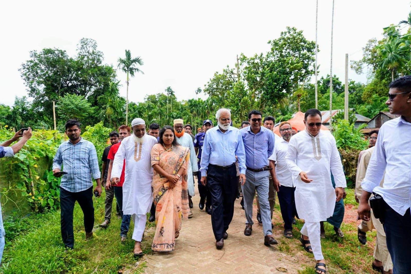 মাননীয় প্রতিমন্ত্রী এম ইকবাল হোসেইন-এর ঝিনাইগাতি উপজেলার বিভিন্ন উন্নয়ন প্রকল্প পরিদর্শন