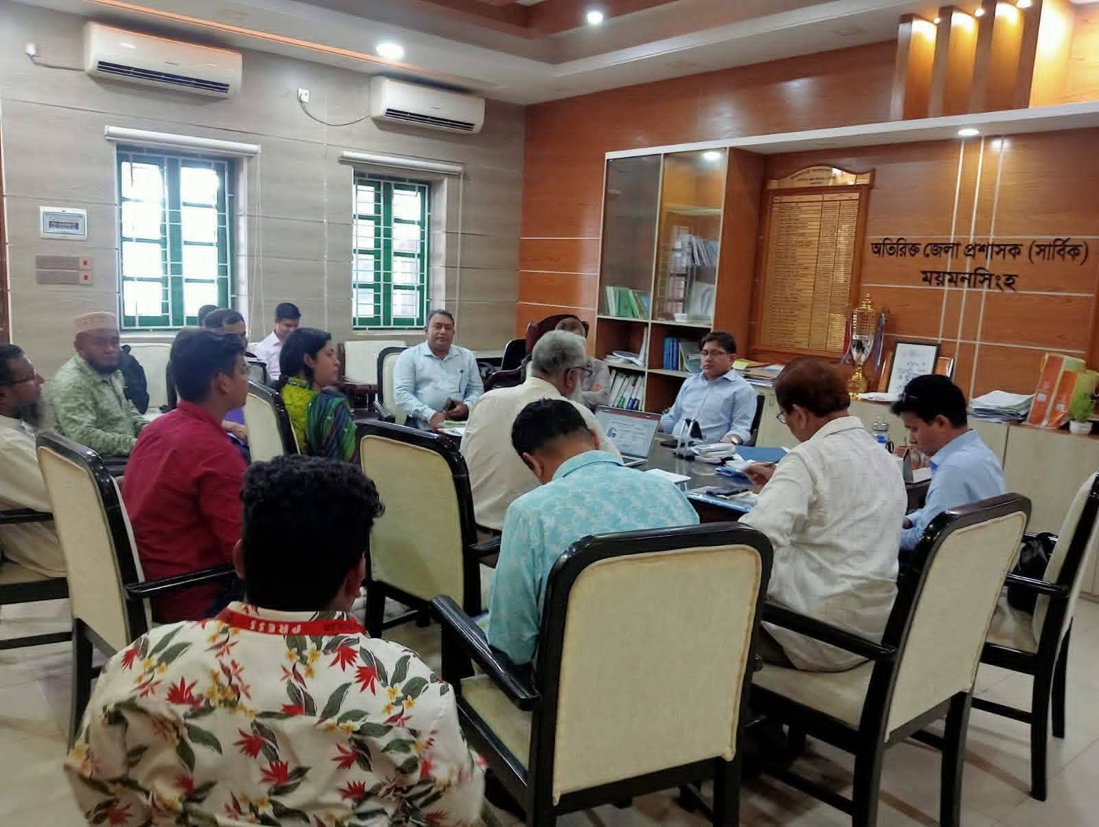 তামাক নিয়ন্ত্রণ আইন বাস্তবায়নে ময়মনসিংহে স্টেকহোল্ডারদের মতবিনিময় সভা