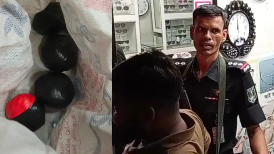 গোপন সংবাদের ভিত্তিতে জুরাইনে র্যাবের অভিযান, দোকানের ভেতর থেকে কী মিলল ককটেল