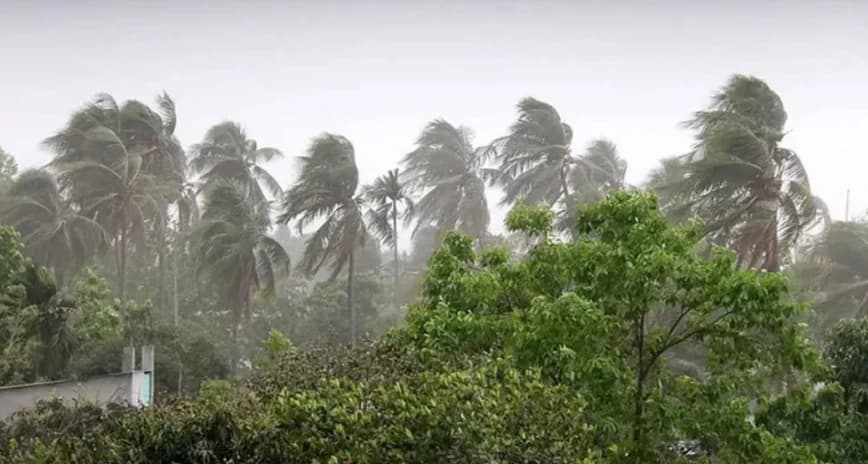 ৬ অঞ্চলে প্রবল ঝড় ও বৃষ্টির পূর্বাভাস, নদীবন্দরগুলোতে ১ নম্বর সতর্ক সংকেত জারি