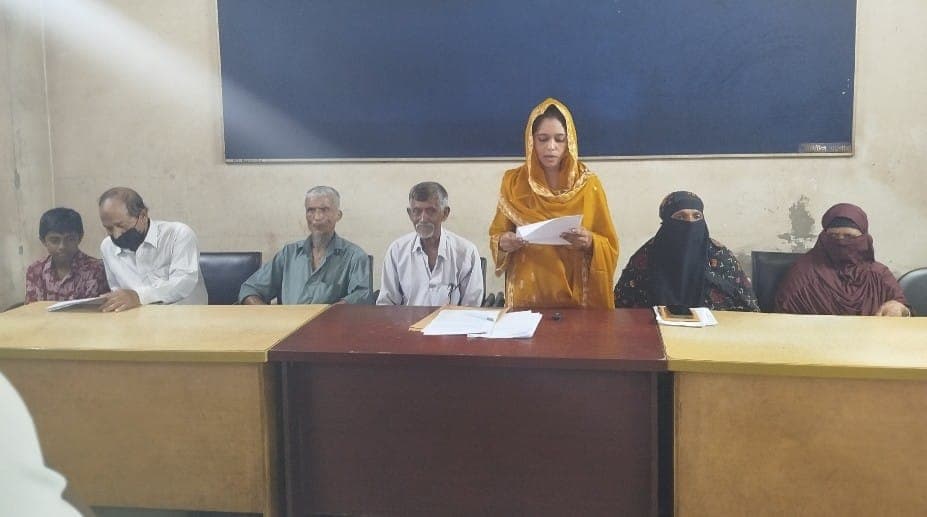 ঝিকরগাছা বারবাকপুরের রকির বিরুদ্ধে সংবাদ সম্মেলন