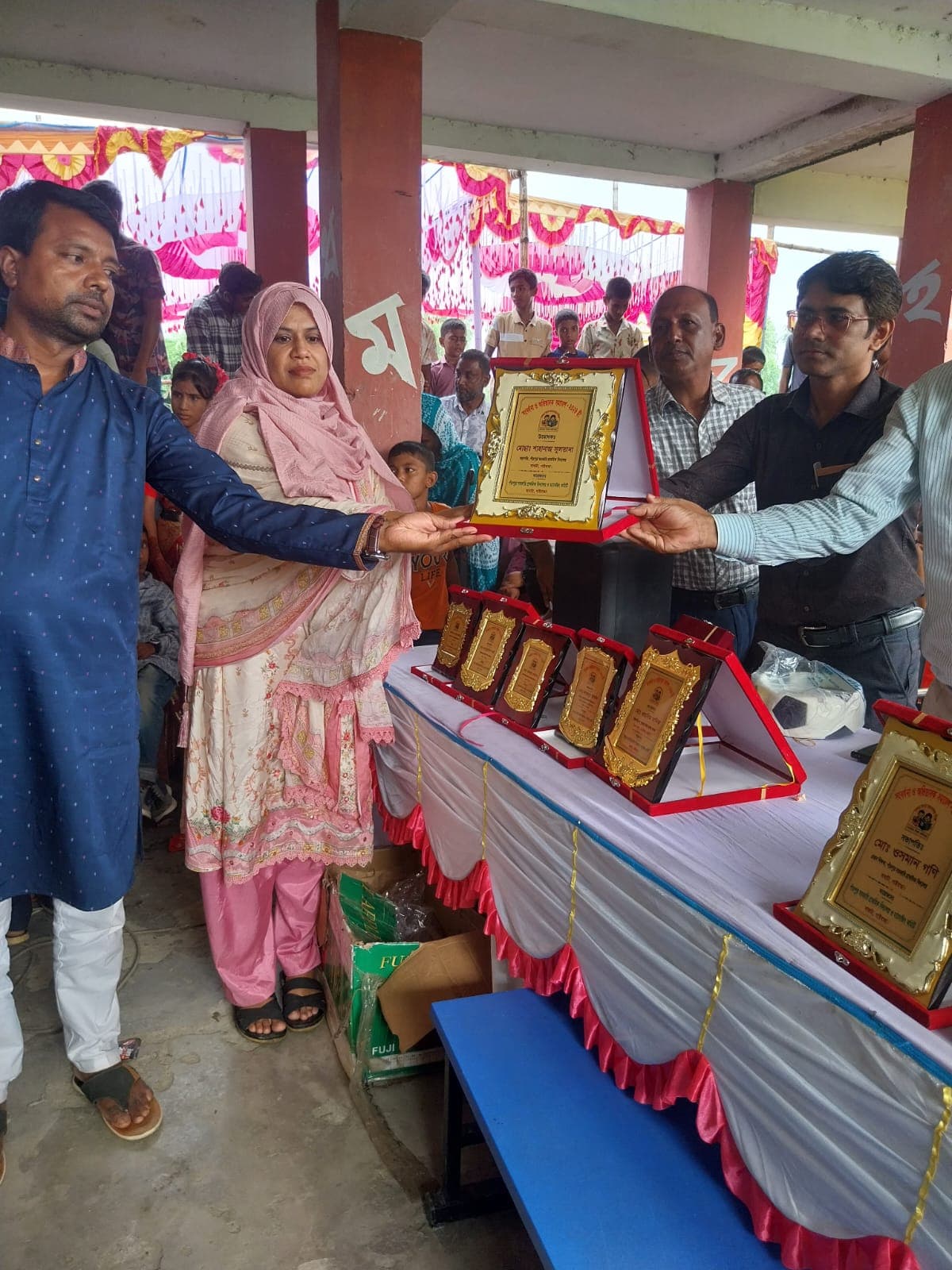 পাঁচপুর সরকারি প্রাথমিক বিদ্যালয়ে সংবর্ধনা, অভিভাবক সমাবেশ ও নতুন কমিটির পরিচিতি সভা।