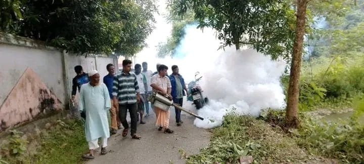 ফেনী সদরের ১২ ইউনিয়নে ডেঙ্গু প্রতিরোধে পরিচ্ছন্নতা অভিযান