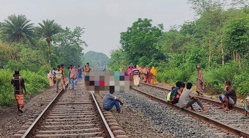 নরসিংদী রায়পুরায় ট্রেনের ধাক্কায় অজ্ঞাত যুবকের মৃত্যু