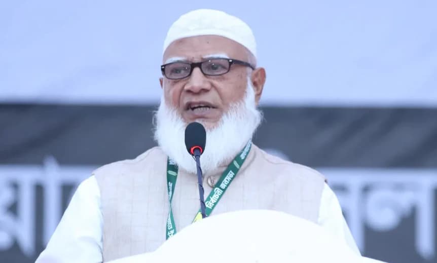 বিরোধীদল কি মুখে আঙুল দিয়ে বসে থাকবে, প্রশ্ন ছুড়লেন জামায়াত আমির